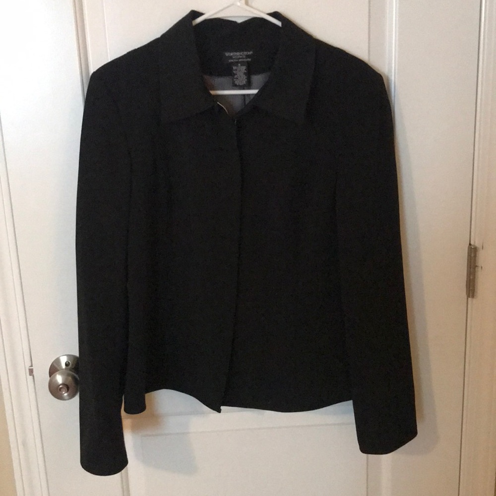Casual/business zip blazer EUC